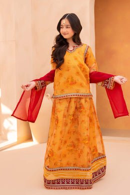 Motif Kids Embroidered Suit