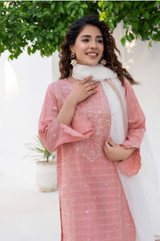 Motif Embroidered Suit