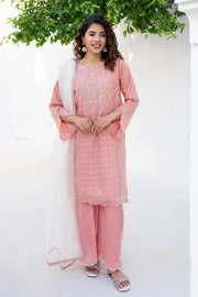 Motif Embroidered Suit