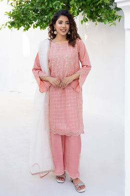 Motif Embroidered Suit