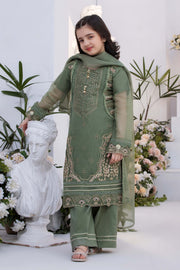 Motif Khaddi Net Embroidered Suit