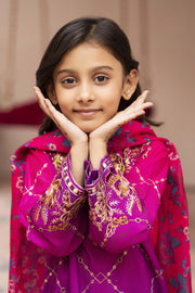 Motif Kids Embroidered Suit