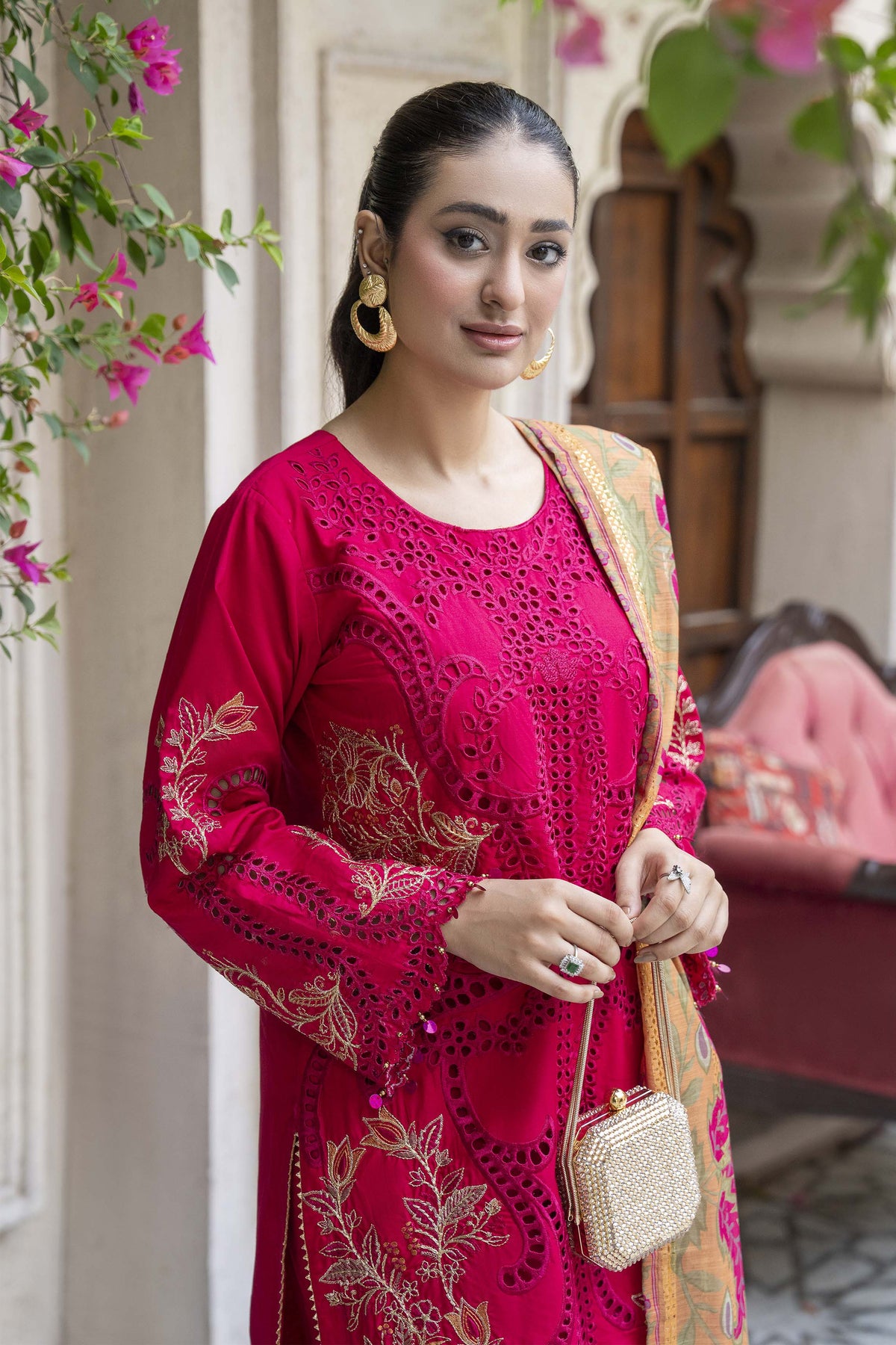 Motif Schifilli Embroidered Suit-3813