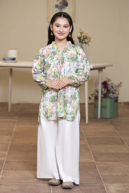 Motif Kids Lawn Printed Co-ord Set