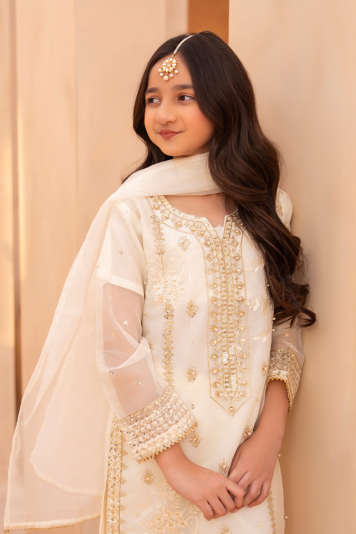 Motif Kids Embroidered Suit-632 - Motif UK