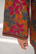 Motif Cambric Printed Co-ord Set-007