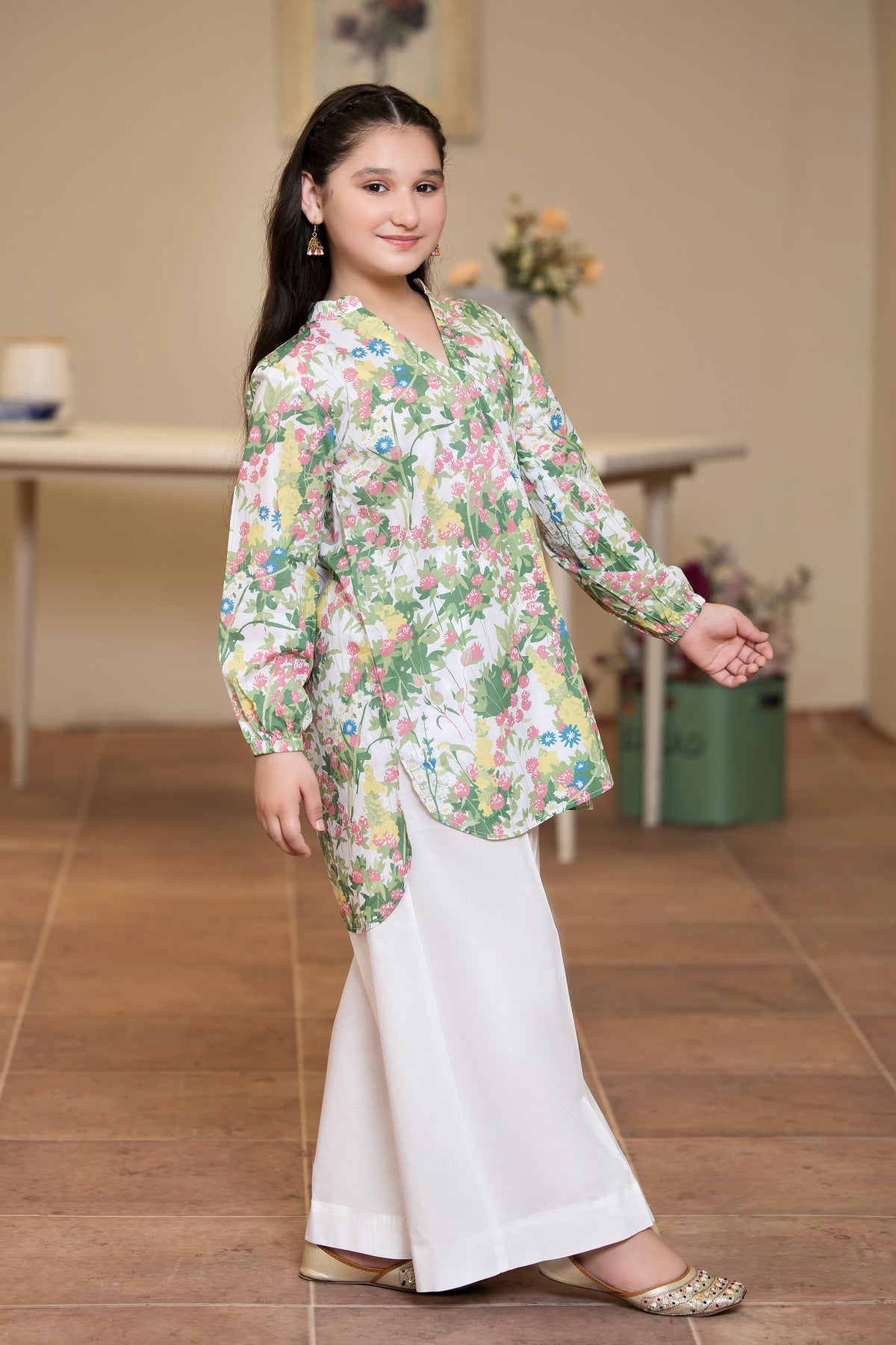 Motif Kids Lawn Printed Co-ord Set-005 - Motif UK