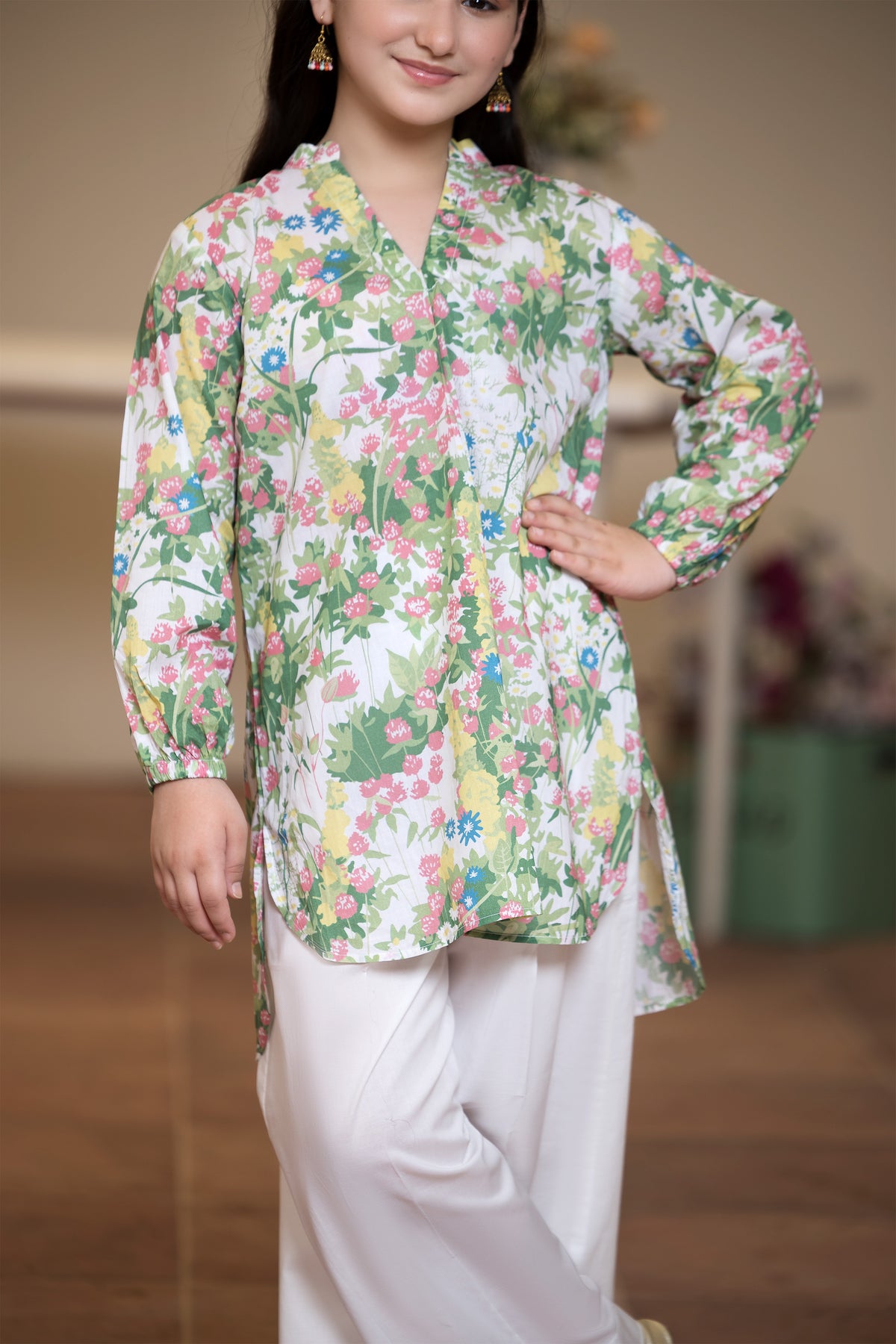 Motif Kids Lawn Printed Co-ord Set-005 - Motif UK