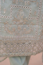 Motif Cotton Embroidered Suit-3540
