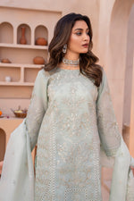 Motif Cotton Embroidered Suit-3540