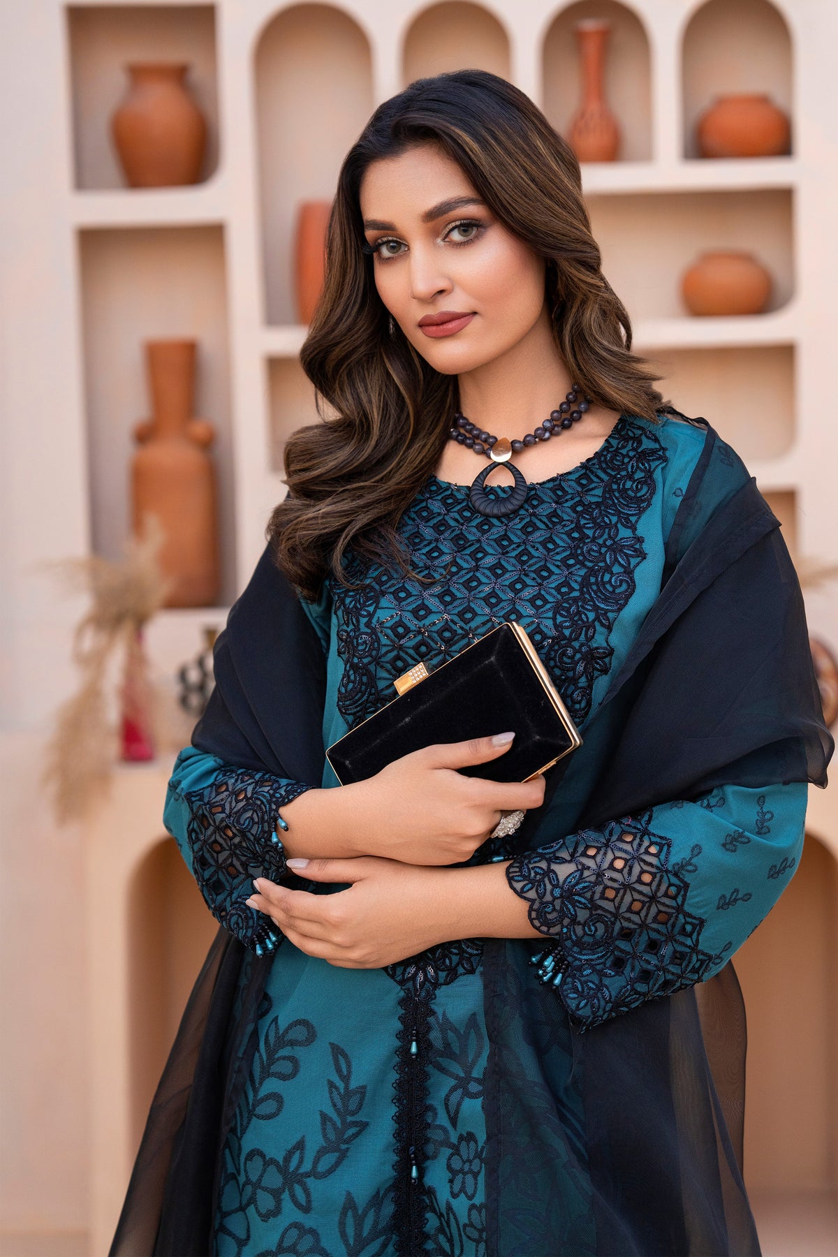 Motif Jacquard Embroidered Suit-3538 - Motif UK