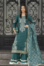Motif Khaddi Net Embroidered Suit-3806 - Motif UK