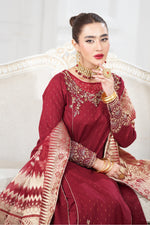 Motif Golden Brosha Embroidered Suit-026