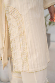 Motif Lawn Embroidered Suit