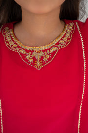 Motif Kids Embroidered Suit