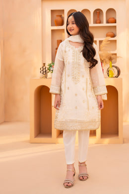 Motif Kids Embroidered Suit