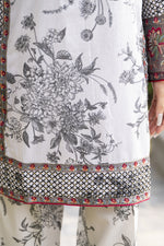 Motif Lawn Embroidered Co-ord Set-014