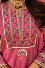 Motif Embroidered Lawn Suit