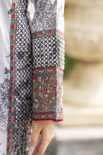 Motif Lawn Embroidered Co-ord Set-014