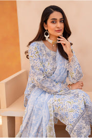 Motif Lawn Printed Suit