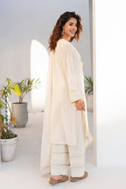 Motif Lawn Embroidered Suit