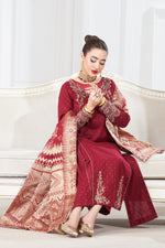 Motif Golden Brosha Embroidered Suit-026