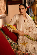 Motif Tilla and Sequence Embroidered Suit-272