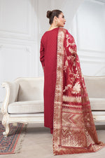 Motif Golden Brosha Embroidered Suit-026
