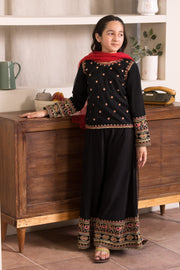 Motif Kids Embroidered Suit