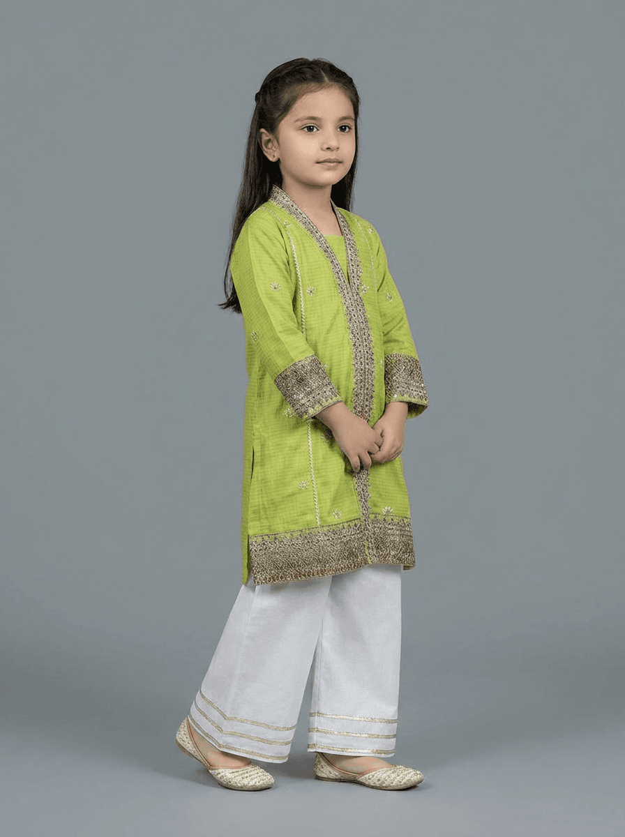 Motif Kids Solid A-Line Suit-062