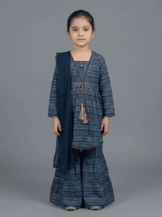 Motif Kids Printed Suit-26439