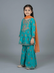 Motif Kids Printed Suit-26414