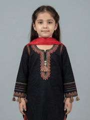 Motif Kids Embroidered Suit-711