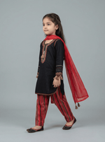 Motif Kids Embroidered Viscose Suit-711