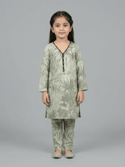 Motif Kids Printed Cambric Co-ord Set-014