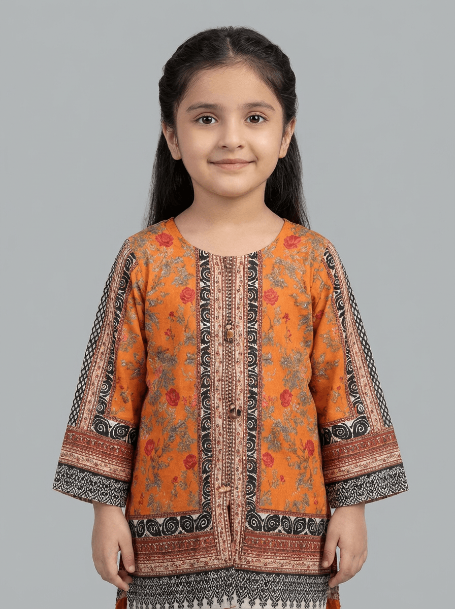 Motif Kids Printed Suit-26602