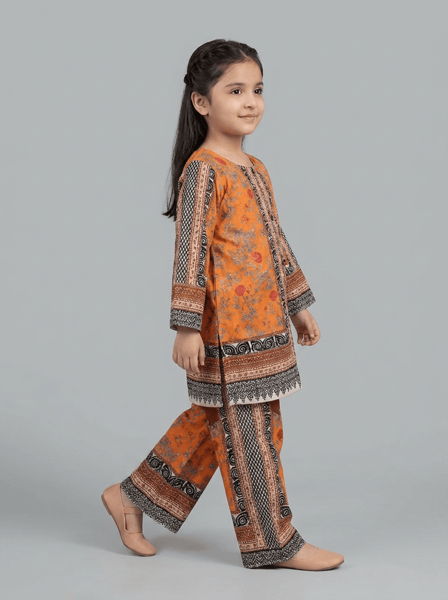 Motif Kids Printed Suit-26602