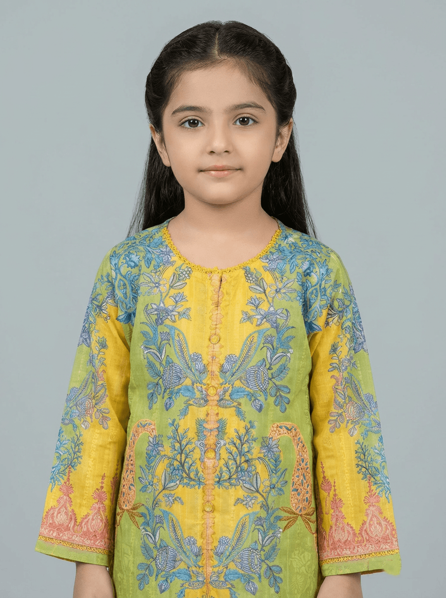 Motif Kids Printed Suit-26610