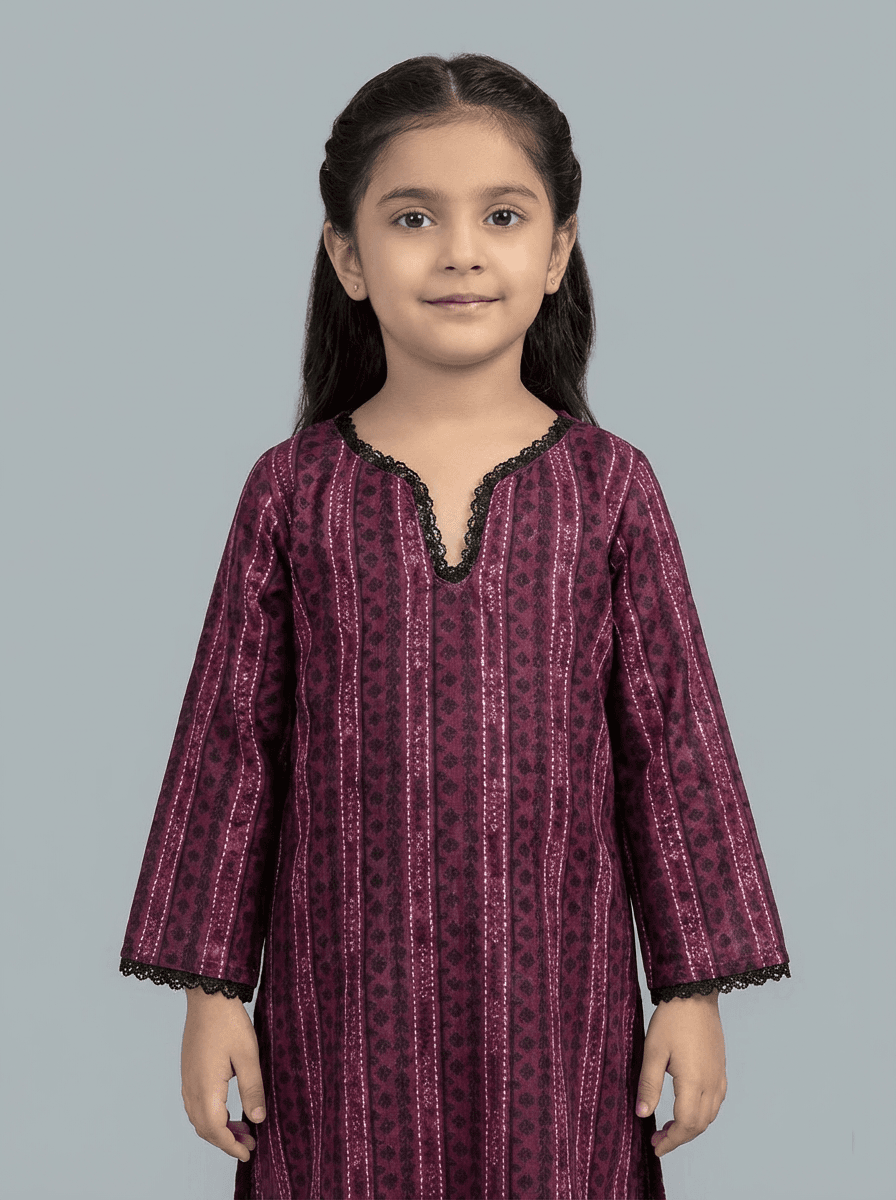 Motif Kids Printed Suit-003