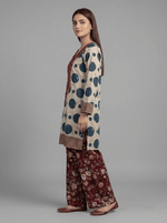 Motif Lawn Printed Co-ord Set-011