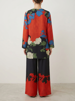 Motif Silk Printed Co-ord Set-051