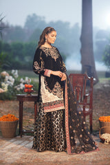 Motif Velvet embroidered Suit