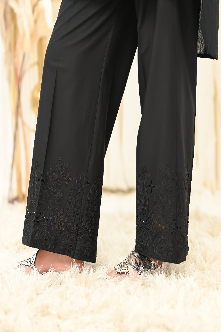 Cotton Schiffli Embroidered Flappers - Motif UK