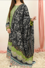 Motif Khaddar Printed Suit