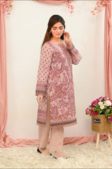 Motif Printed Khaddar Suit