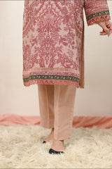 Motif Printed Khaddar Suit