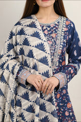 Motif Khaddar Printed Suit