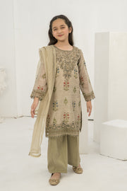 Motif Kids Cotton Silk Embroidered Suit