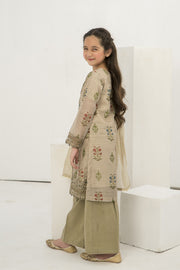 Motif Kids Cotton Silk Embroidered Suit