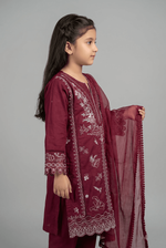 Motif Kids Lawn Embroidered Suit-034